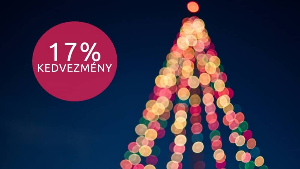 2017 karácsony - 17% kedvezmény, ha ajándék!